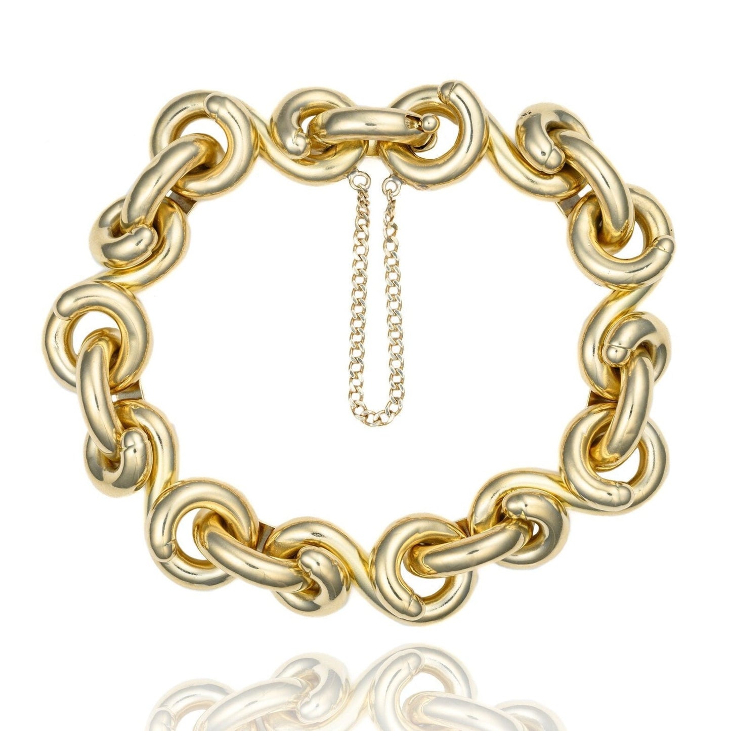 Tiffany & Co Chunky Link Bracelet in 18K Yellow Gold