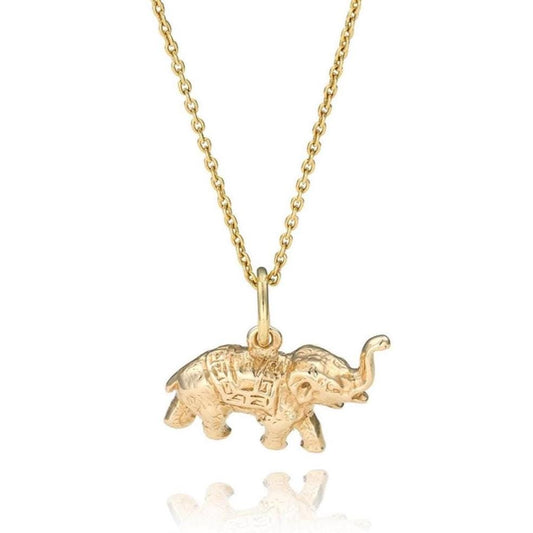 Elephant Charm in 14K Yellow Gold